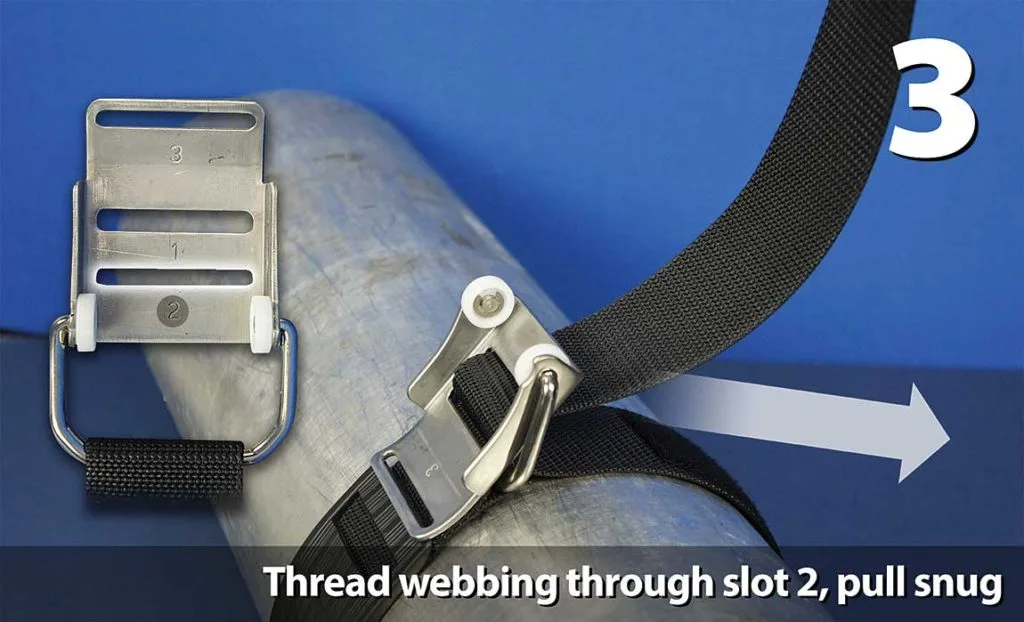 Cam Buckle Threading Mechanism