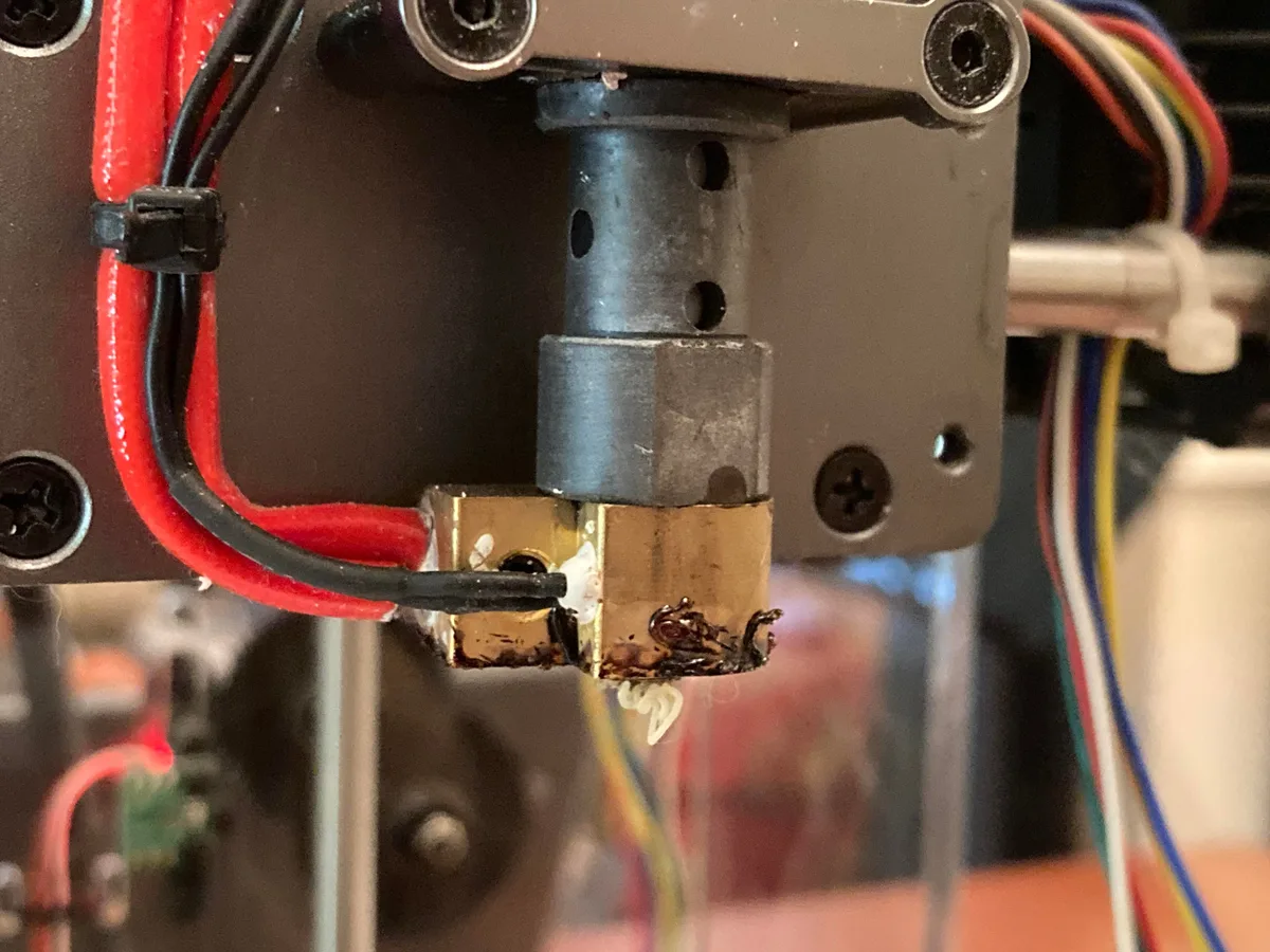 clogged nozzle