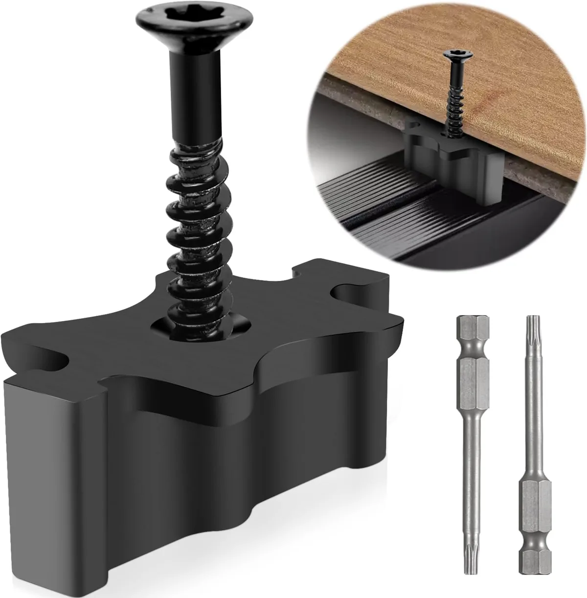 hidden Torx or Phillips-head screws