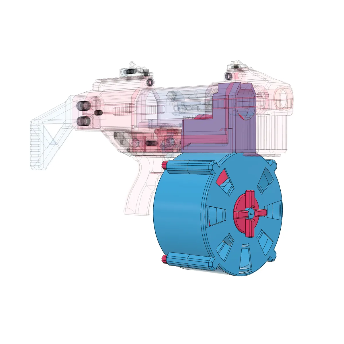 orbital drum mechanism