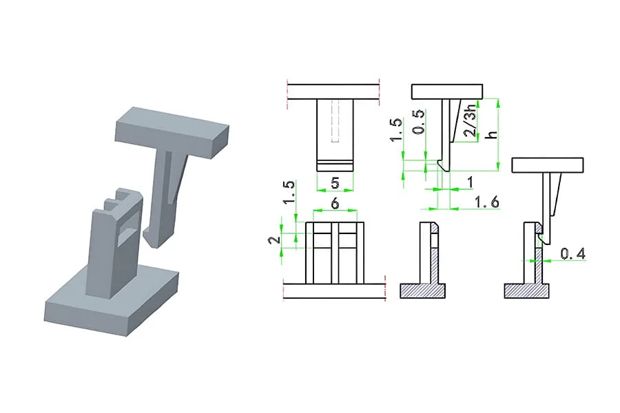 retaining clip