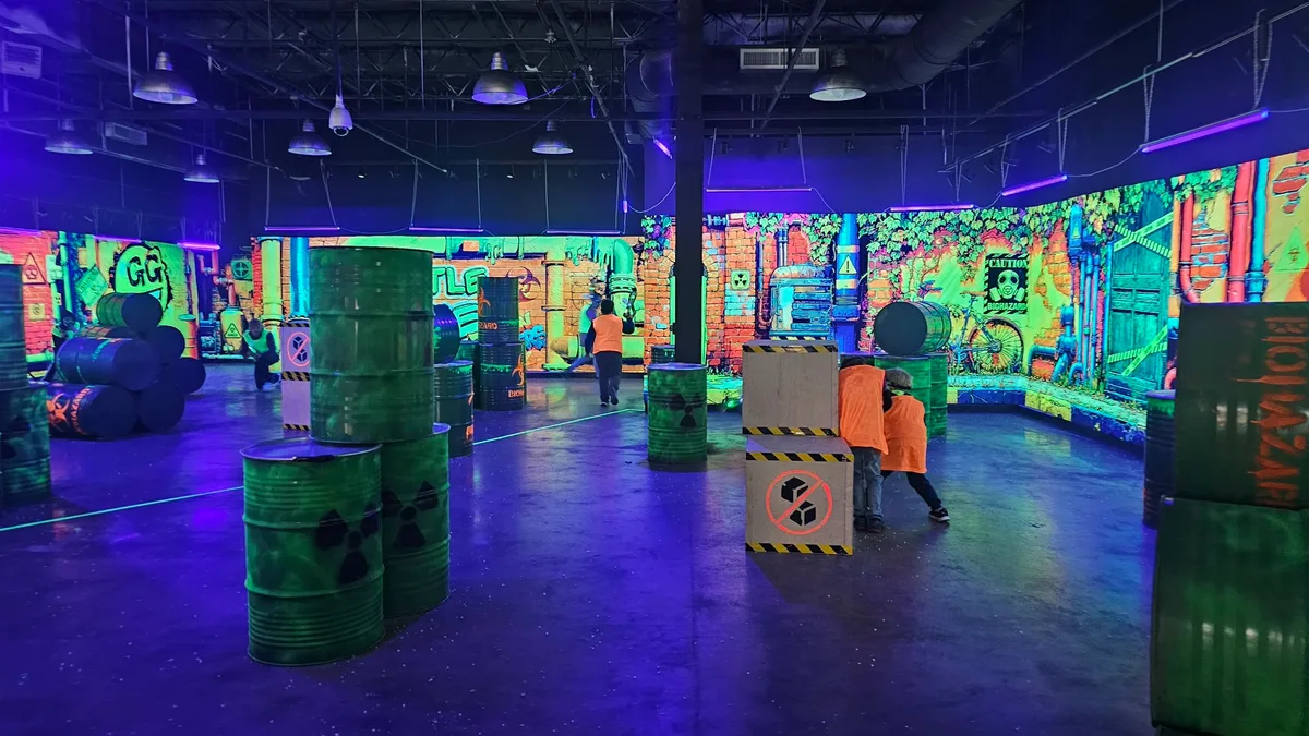 splatter ball gun low range