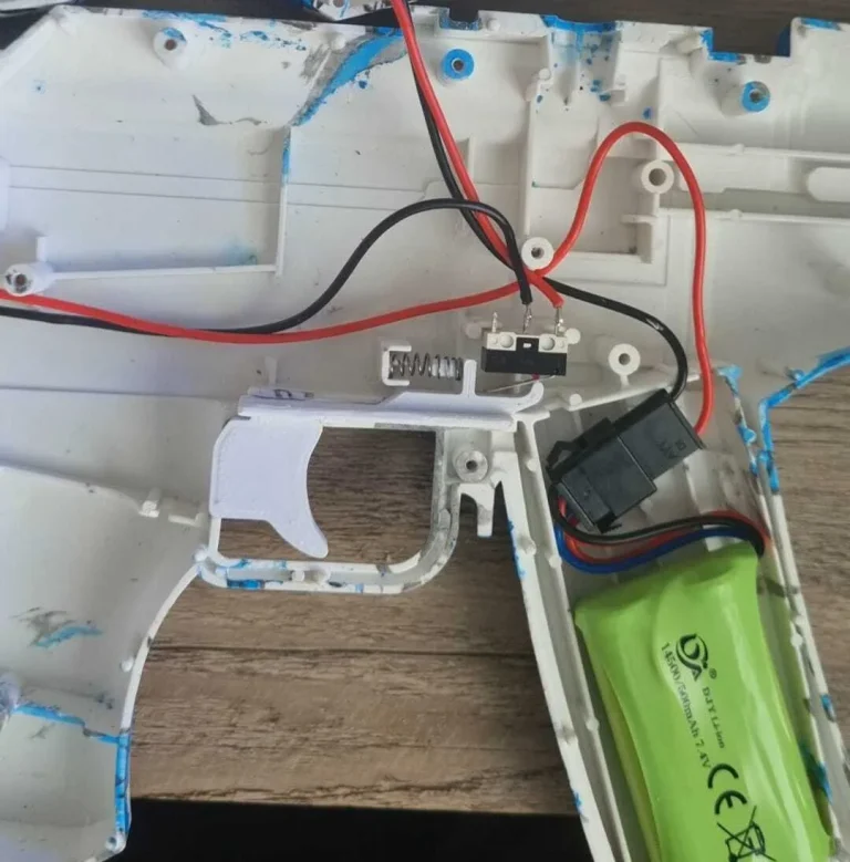 splatter ball gun trigger not working